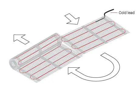 nVent NUHEAT Mesh Self-Adhesive Electric Floor Heating Solution fig 6+
