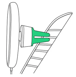 iottie Volox Magnetic Wireless Charging Air Vent Mount- Charging Mount