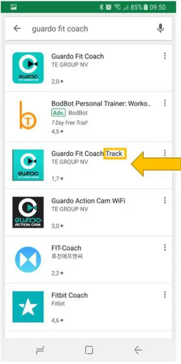 GUARDO GUA1067579 Fitcoach Motion Smartwatch - Guardo