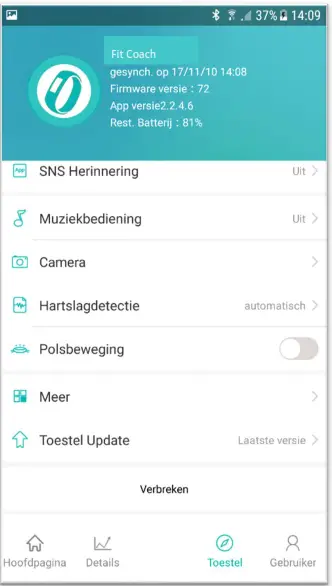 GUARDO GUA1067579 Fitcoach Motion Smartwatch - MODE