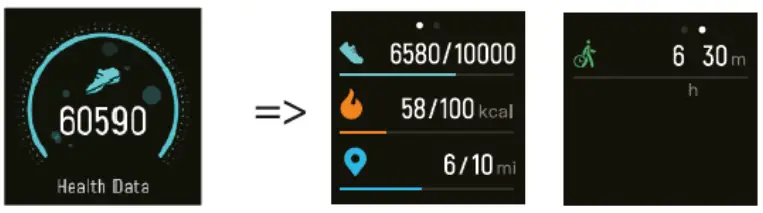 GUARDO GUA1067579 Fitcoach Motion Smartwatch - STRAPSSTRAPS