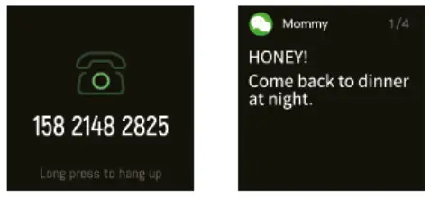 GUARDO GUA1067579 Fitcoach Motion Smartwatch - message reminders