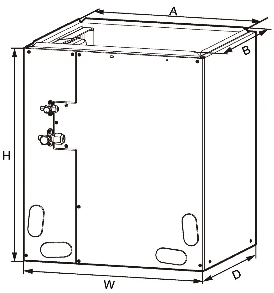 MRCOOL MDUCC150 Universal A Coils - Dimensions