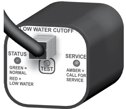 WEIL McLAIN 750 MBH Commercial Condensing Gas Fired Water Boiler - Low water cutoff