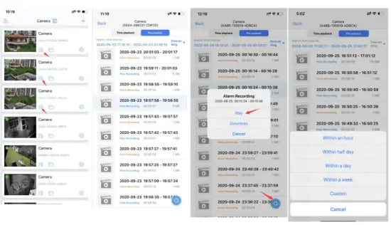 Playback and Download Videos from SD Card