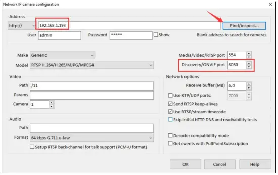 Connect to Blue iris