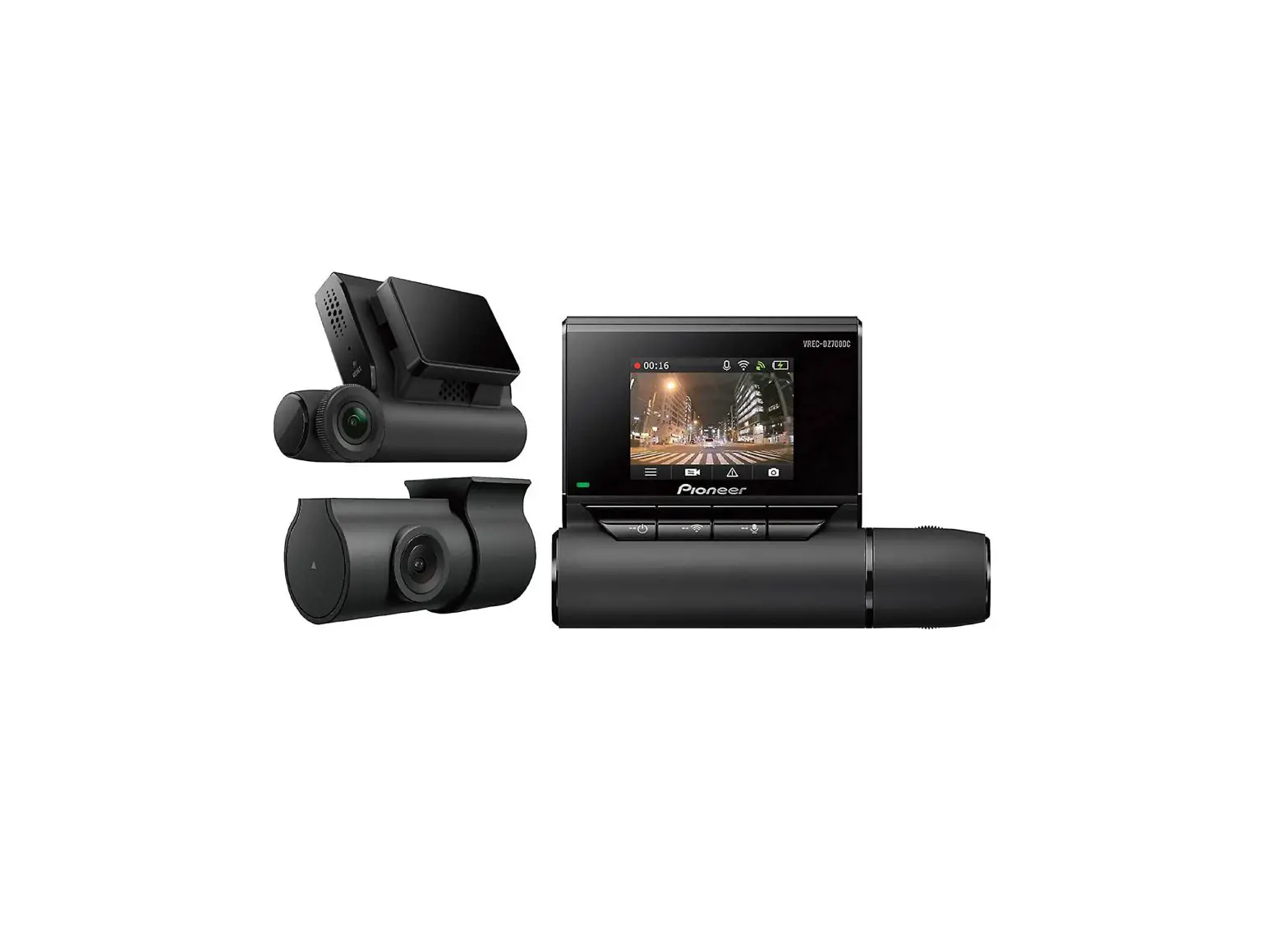 Pioneer Vrec-dz700dc 2-channel Dual Recording Hd Dash Camera User Guide