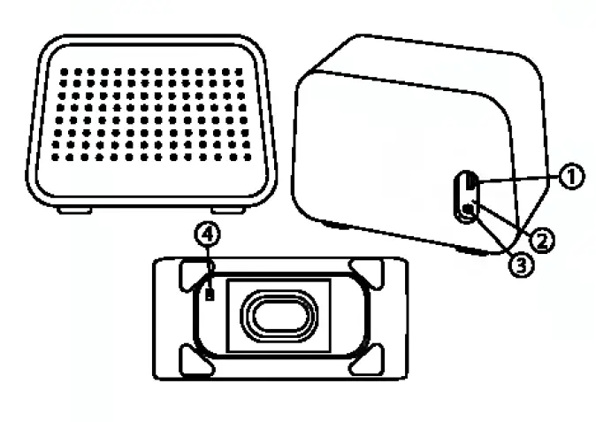 DIGIVIEW 7197-49GY Stone Desktop Bluetooth Speaker 1