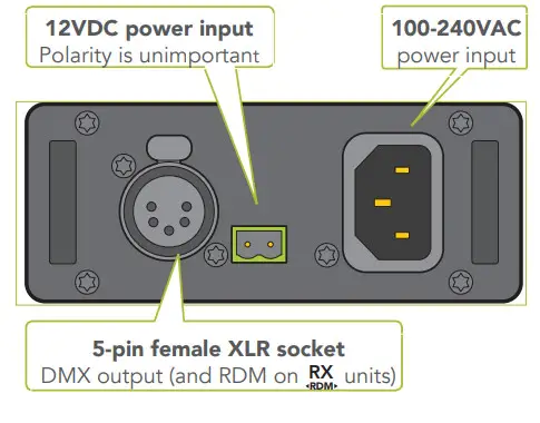 lumenradio CRMX Nova Indoor TX2 RDM - female