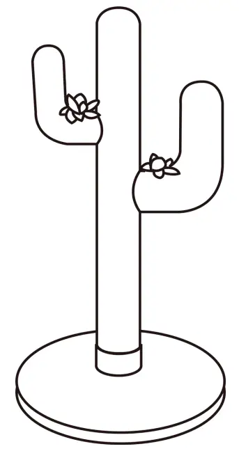 kogan PPCCTSCRSMA Cactus Cat Scratching Post