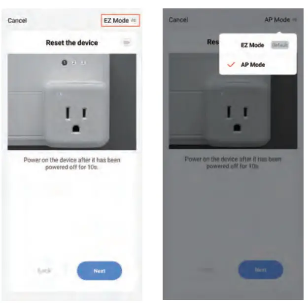 RGBZONE WF152TR 2 Pack WiFi Smart Wall Outlet - app
