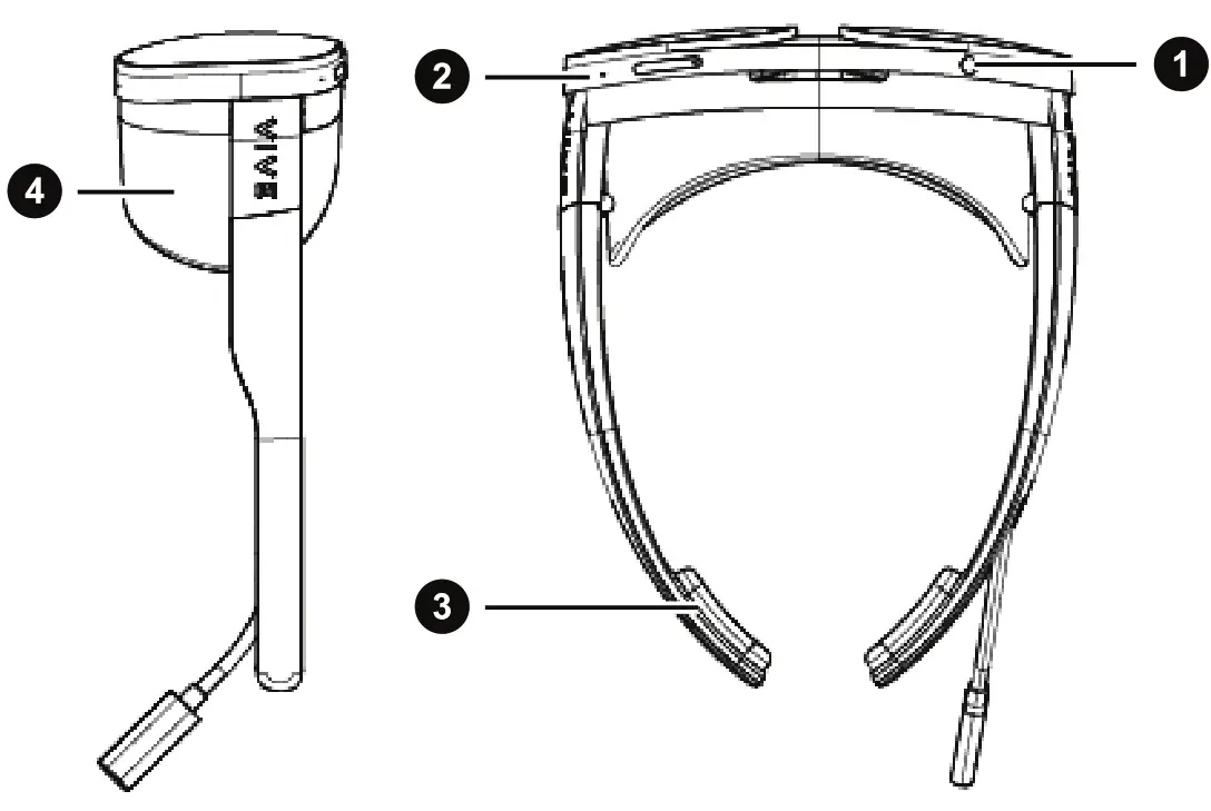 HTC 2Q7Y100 VIVE Flow Virtual Reality Glasses