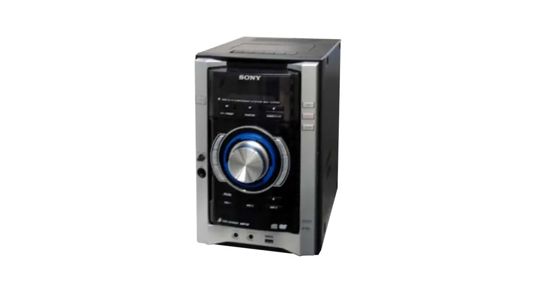 Sony Hcd-gzr5d Dvd Deck Receiver Owner's Manual