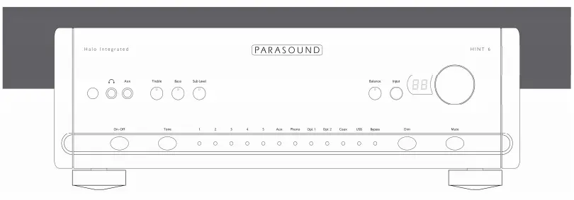 HINT 6 2.1 Channel Halo Integrated Amplifier & DAC