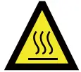 Hot surface icon