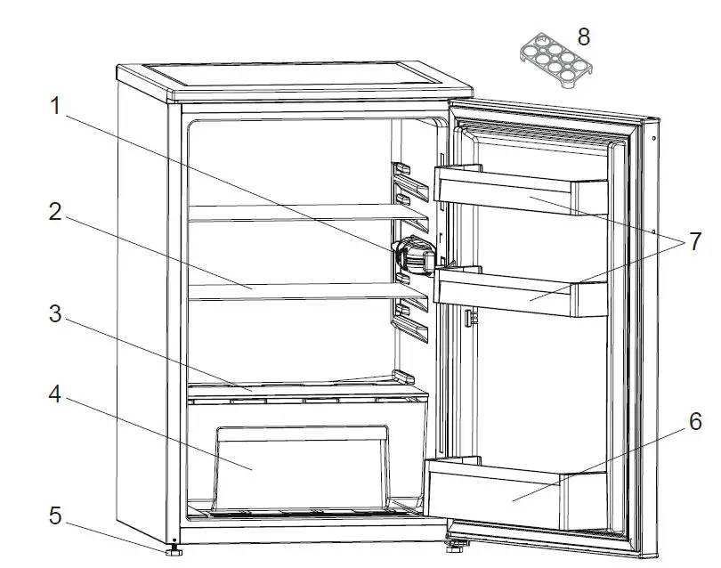 vestfrost VC 1084 TT Refrigerator-18