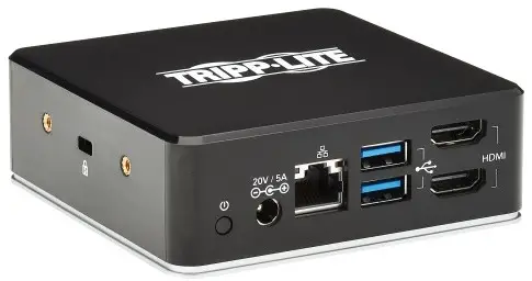 TRIPP LITE U442-DOCK20-B USB-C Dual Display Docking Station