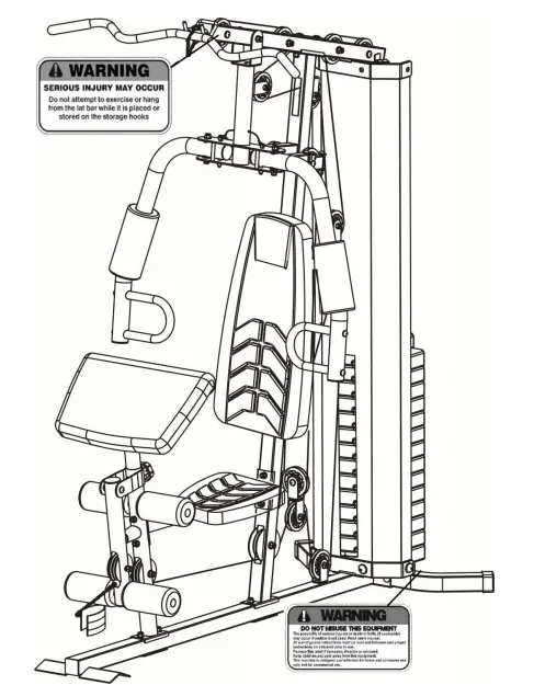 MARCY -MWM-7119- 68kg -150lb -Stack -Home- Gym - FIG 1