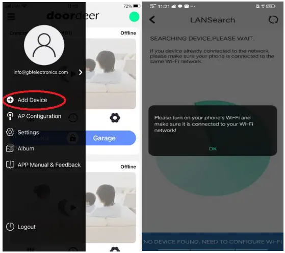 GBF Electronics MR920 GBF Wi Fi IP Indoor Monitor - Add your first indoor monitor 5