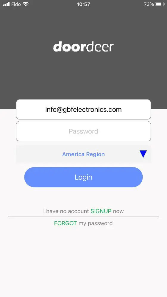 GBF Electronics MR920 GBF Wi Fi IP Indoor Monitor - Installation and Sign up user account