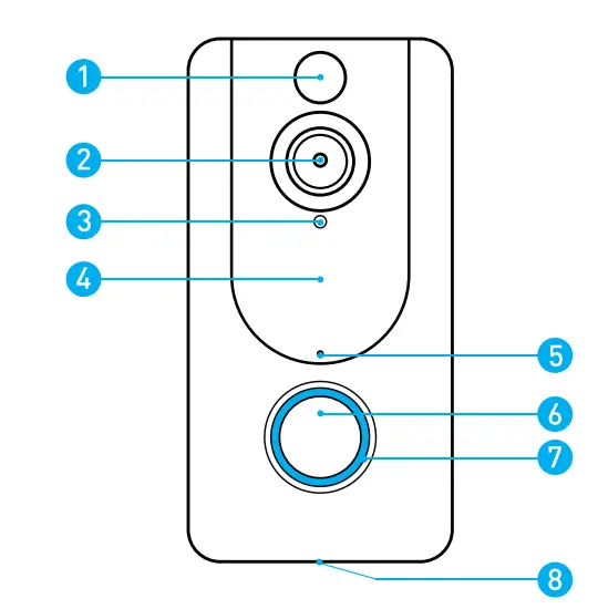 EKEN-T7V7-Video-Doorbell-1