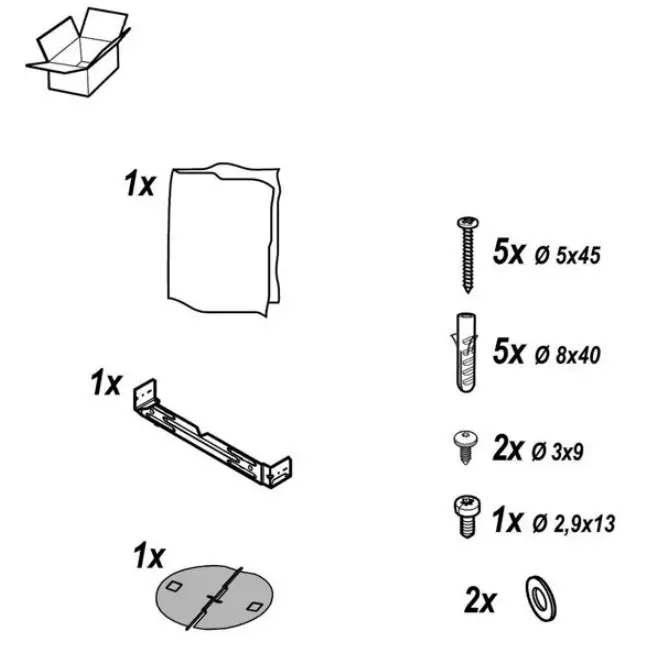SAMSUNG NK36M3050PS Wall Mount Chimney Cooker Hood-fig1