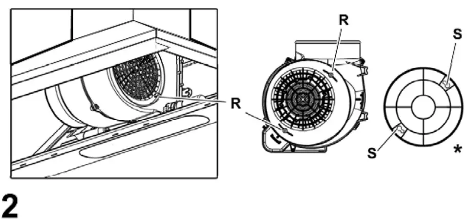 SAMSUNG NK36M3050PS Wall Mount Chimney Cooker Hood-fig6