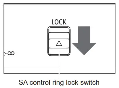 Canon 100mm F2.8 L Macro IS USm Instructions - SA Control ring lock switch