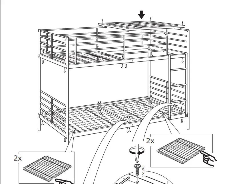 IKEA Loft Bed Frame 10