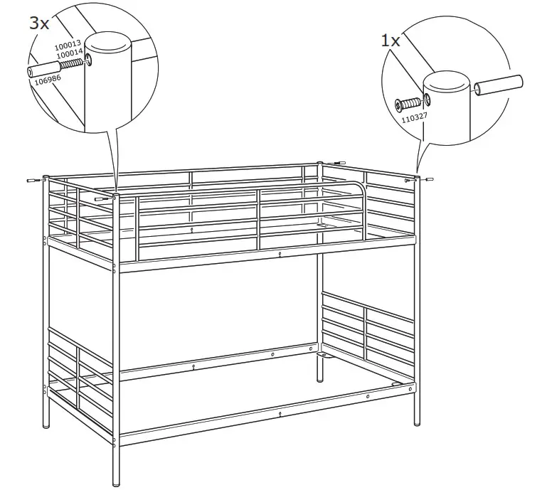 IKEA Loft Bed Frame 6