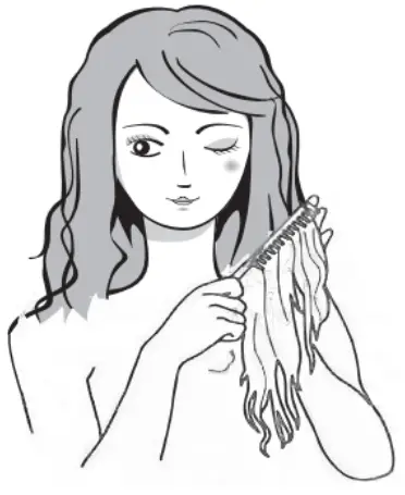 estelle ESHRSTNBRSA Hair Straightener Brush - Basic Usage