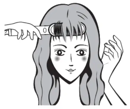 estelle ESHRSTNBRSA Hair Straightener Brush - Basic Usage3