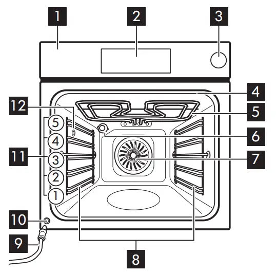 IKEA KULINARISK Forced air oven steam function - 4