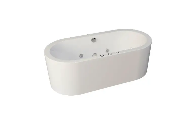 Woodbridge Bts1606 Whirlpool Water Jetted And Air Bubble Freestanding Bathtub User Guide