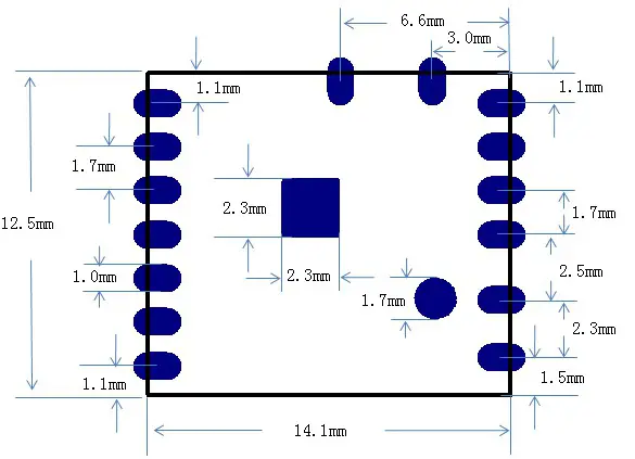 Cdtec CDW B18189F Q1 WiFi Module - DC Characteristics