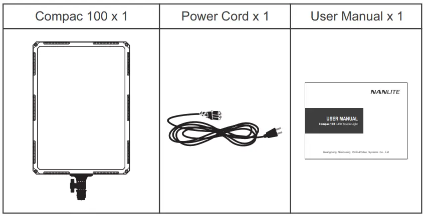 NANLITE Compac 100 LED Studio Light - box
