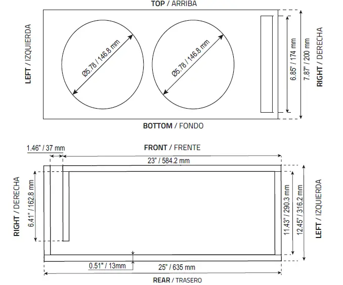 DS18 ZXi6.2D 6.5 Inch High Excursion Subwoofer fig 2