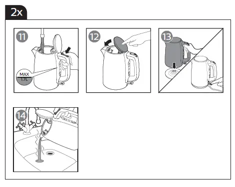 PHILIPS HD9350 HD9351 HD9352 Daily Collection Kettle FIG 4