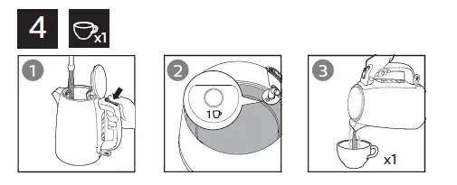 PHILIPS HD9350 HD9351 HD9352 Daily Collection Kettle FIG 5