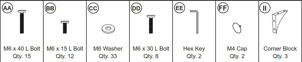 Sunnydaze Longford Resin Wicker Chaise Sofa - Hardware