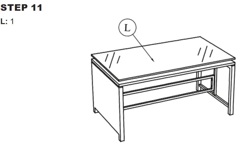 diagram, engineering drawingSunnydaze Longford Resin Wicker Chaise Sofa - Step 11