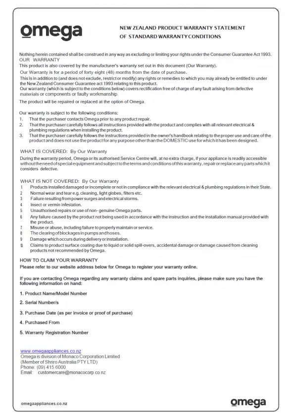 Omega OUM52X 52CM UNDERMOUNT RANGEHOOD STAINLESS STEEL fig 11