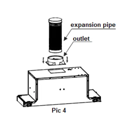 Omega OUM52X 52CM UNDERMOUNT RANGEHOOD STAINLESS STEEL fig 6