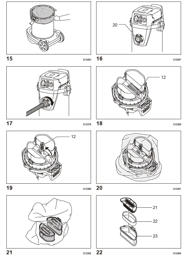 VC2211M Cordless Vacuum Cleaner FIG 3