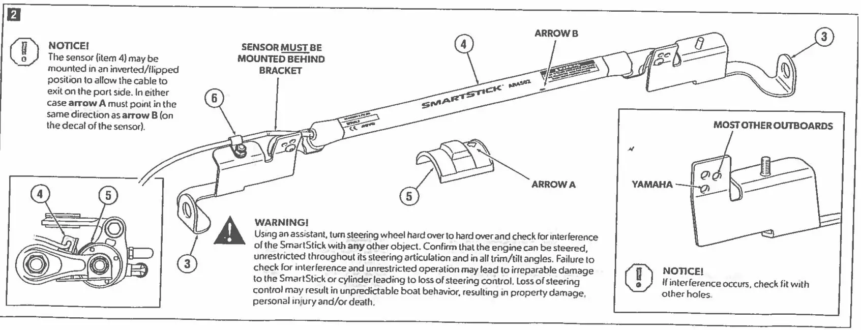 DOMETIC DK4220 SeaStar Smartstick and Gauge Kit Instruction Manual - Installation