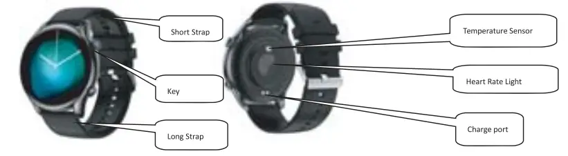 Shenzhen Rising Sun Technology X5 Fashion Smart Phone Watch - fig