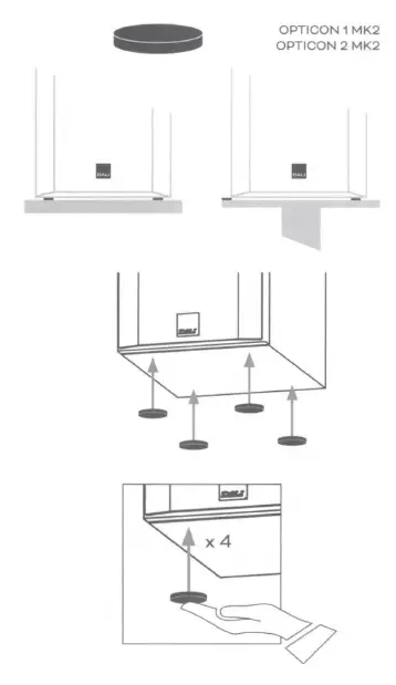 DALI 700OP22BK Opticon 2 MK2 BLK Matched Pair Bundle fig 9