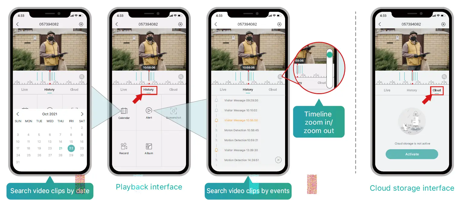 XTU J1 Smart Video Doorbell with Wireless Indoor Chime fig 10