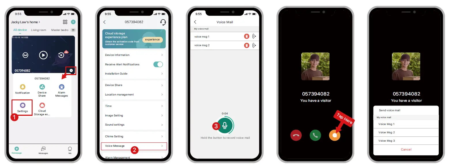 XTU J1 Smart Video Doorbell with Wireless Indoor Chime fig 11