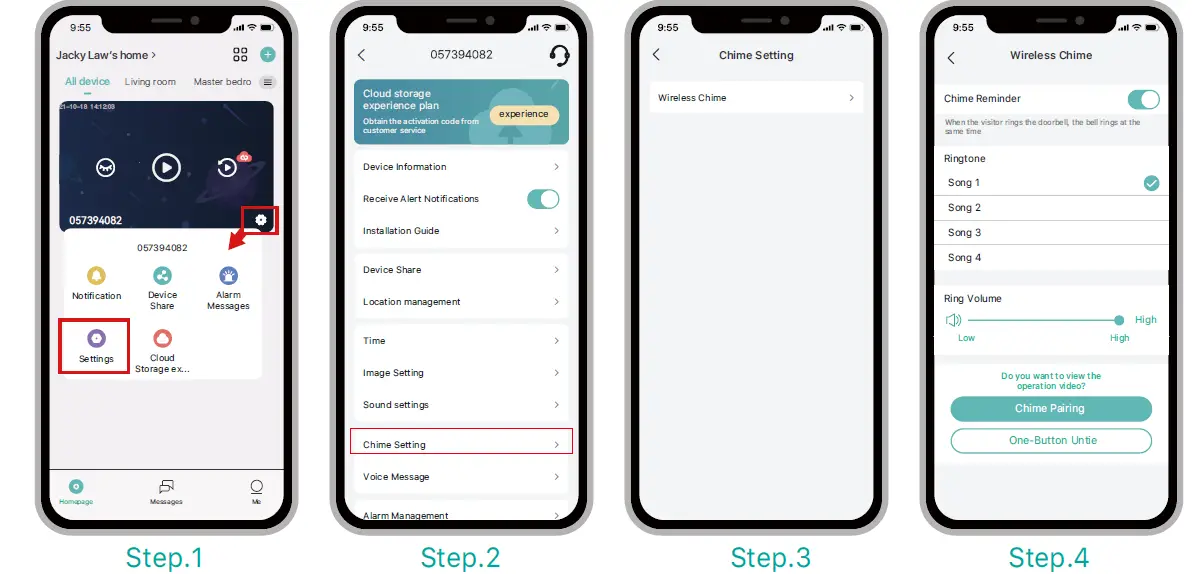 XTU J1 Smart Video Doorbell with Wireless Indoor Chime fig 17
